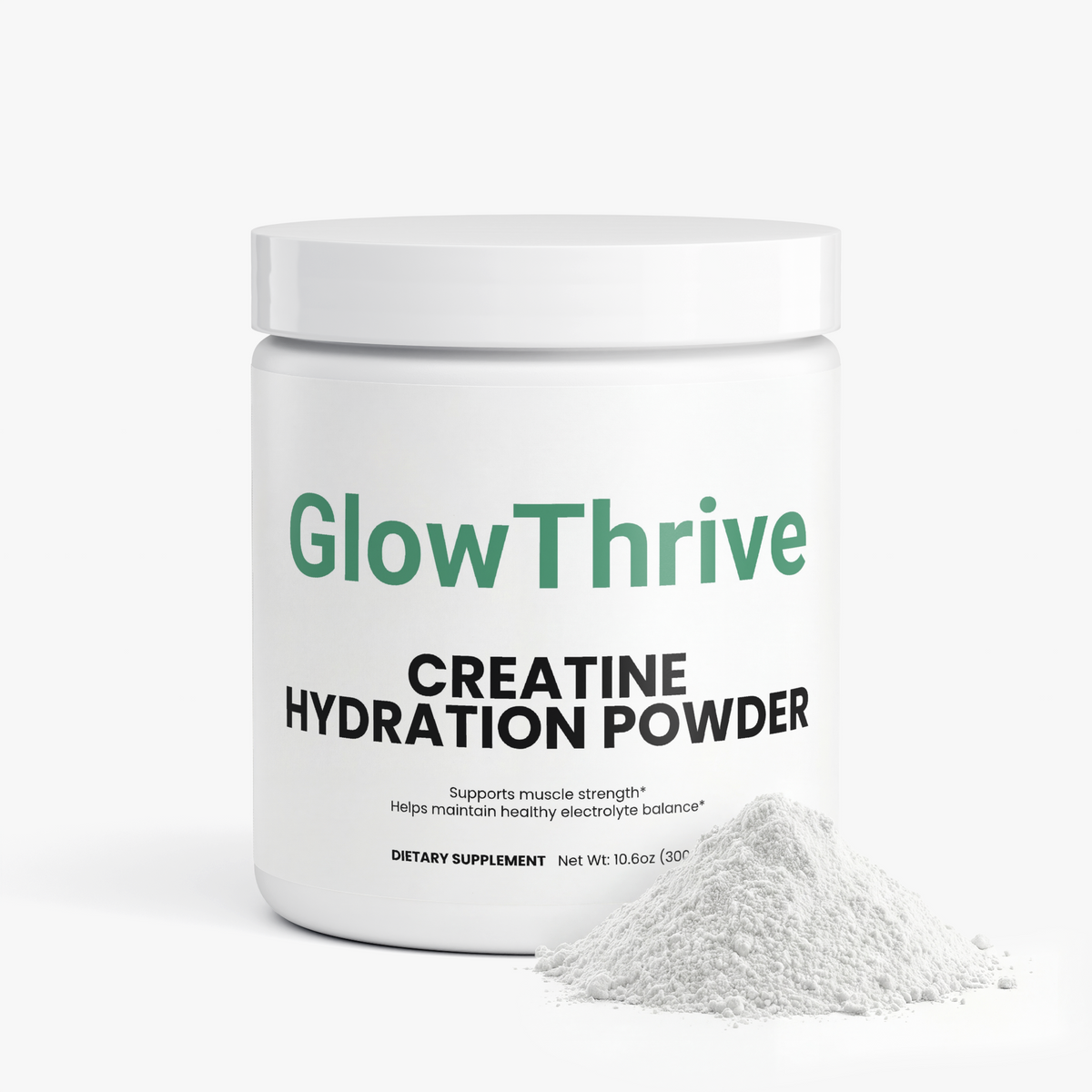 Creatine & Electrolyte Dietary Supplement Powder, Lemon, 300 g