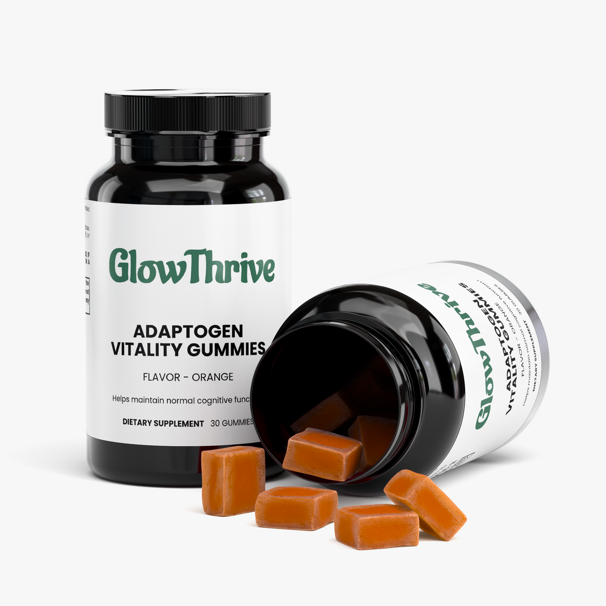 Adaptogen Vitality Gummies – Mushroom & Herb Blend for Energy & Stress Relief