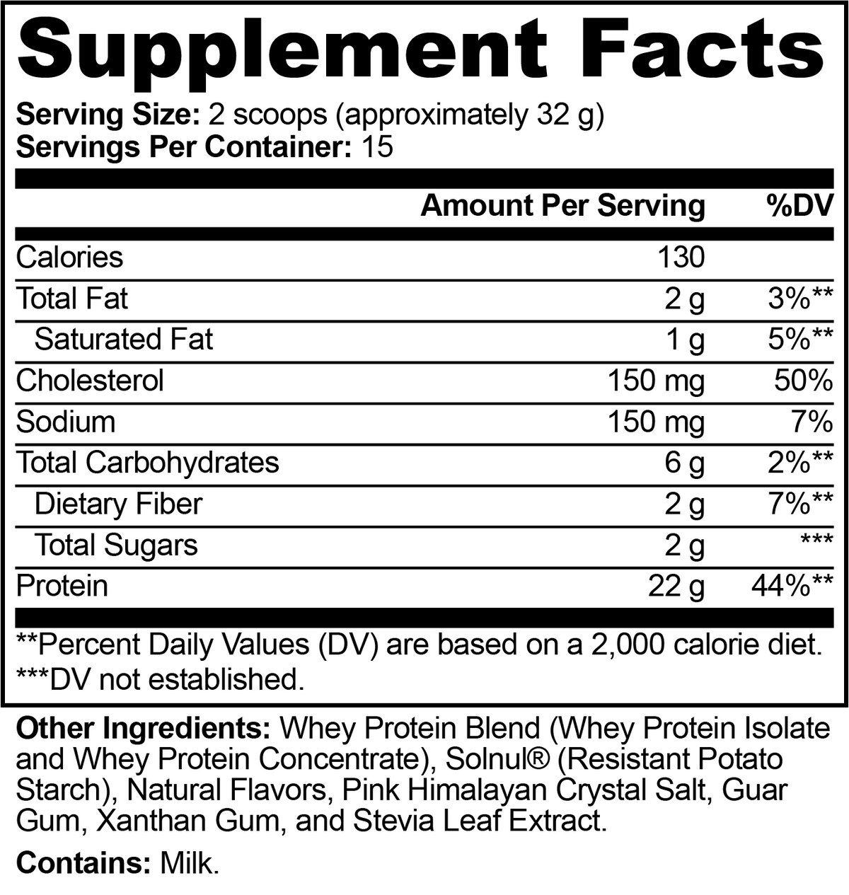 Performance Whey Protein Powder – Vanilla Flavor Muscle Recovery Blend