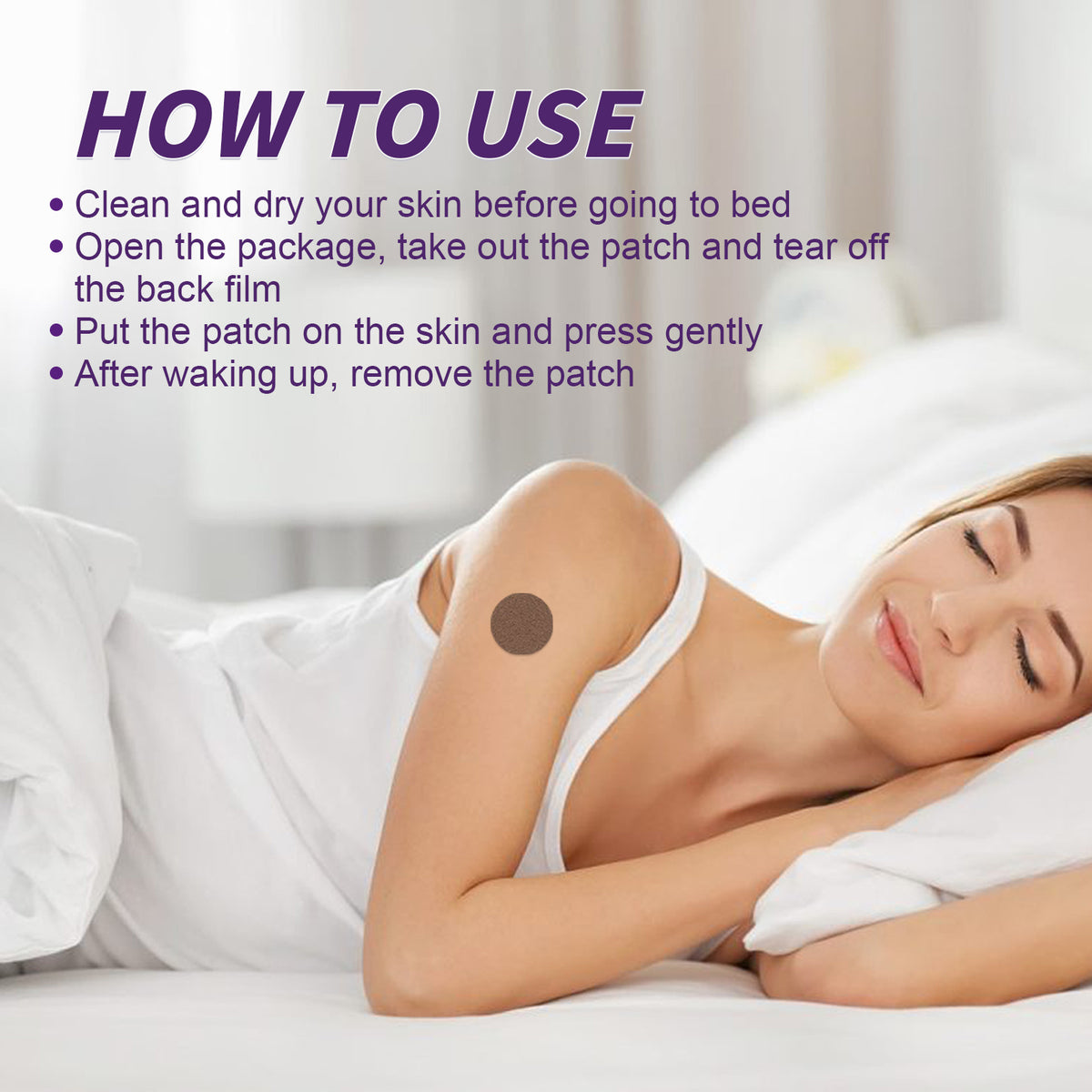 Herbal Sleep Patch – Lavender, Jasmine & Hops Blend for Relaxation