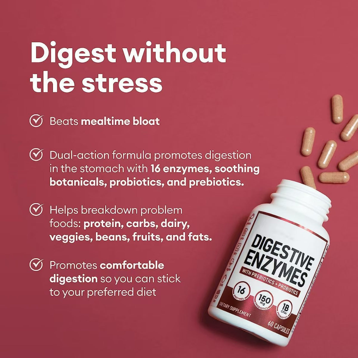 Probiotic Capsules, Multiple Pack Options