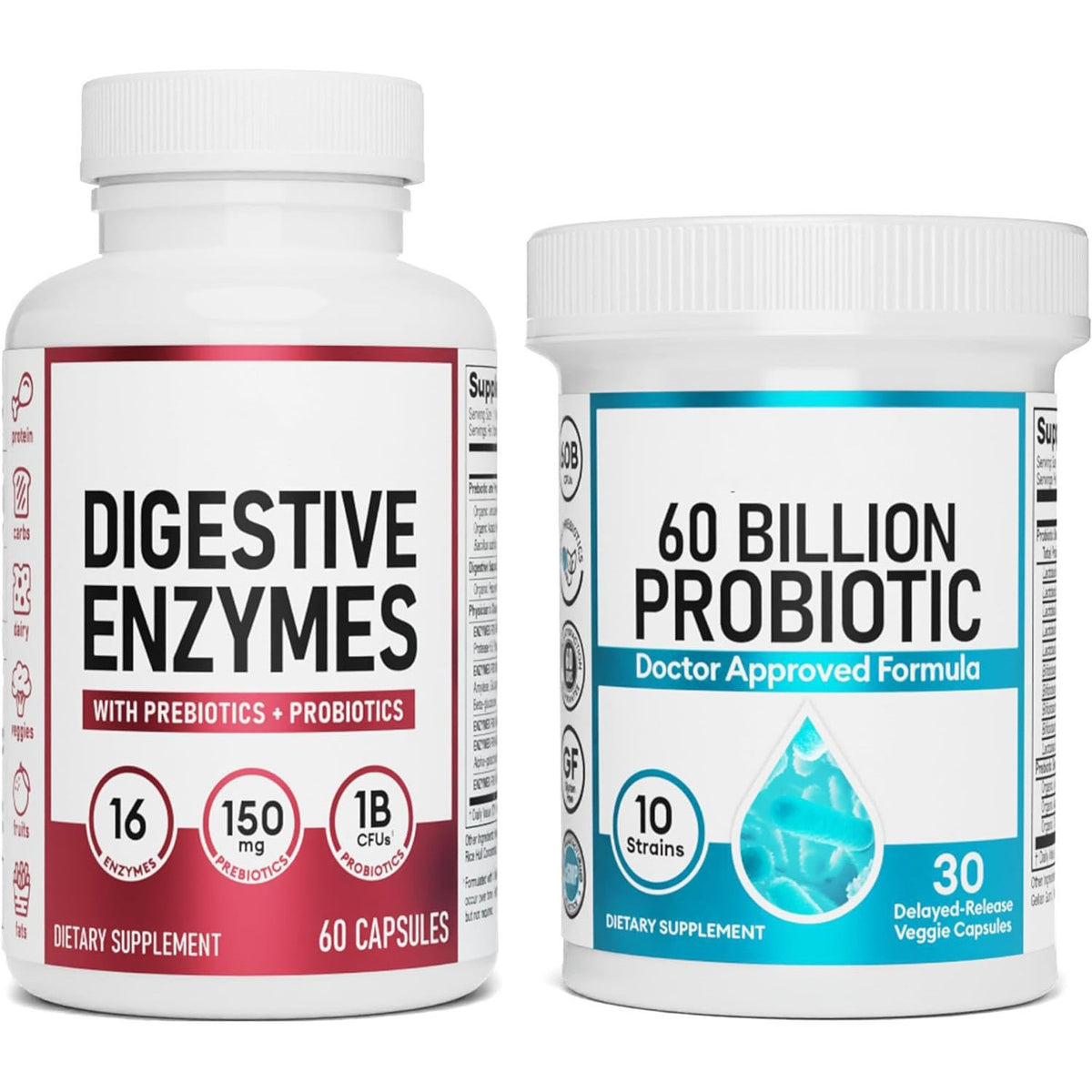 Probiotic Capsules, Multiple Pack Options